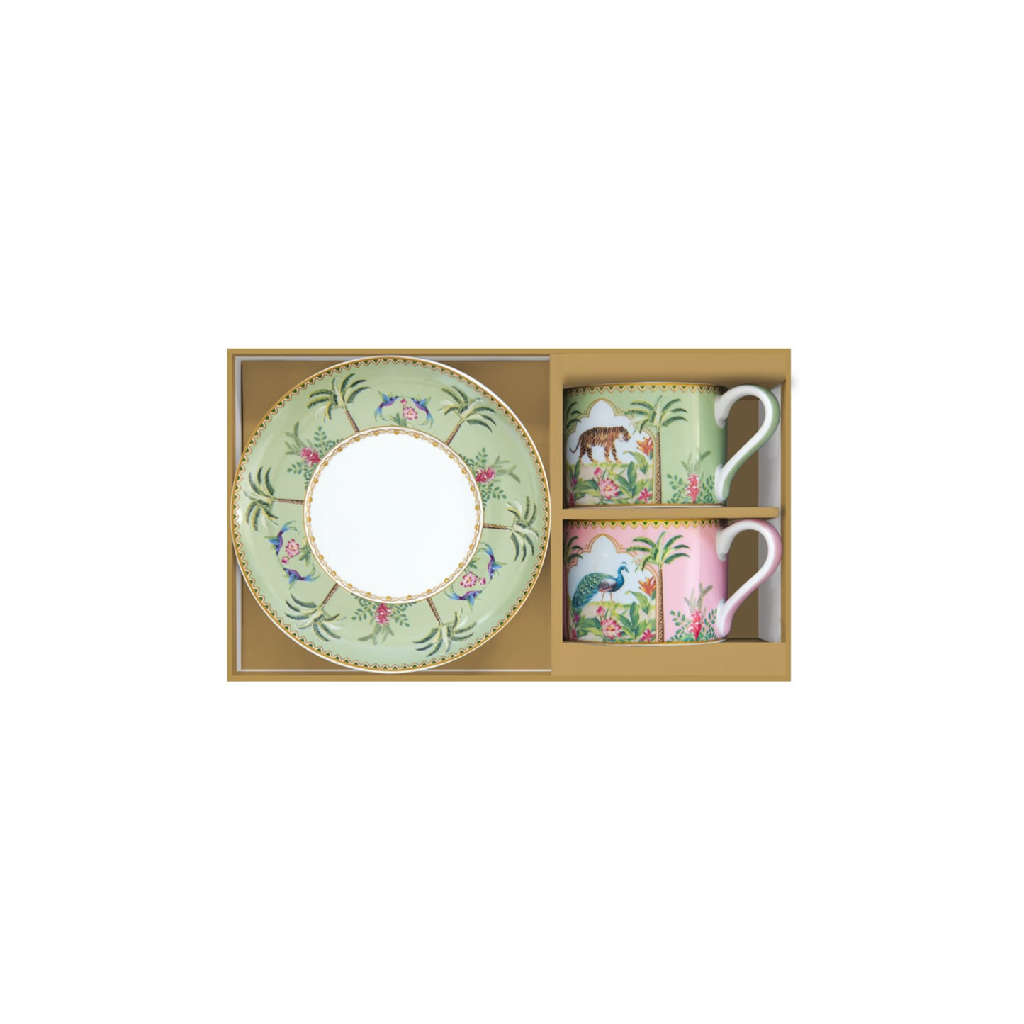 Set Paradis Sauvage – 2 Tazas de Porcelana Italiana
