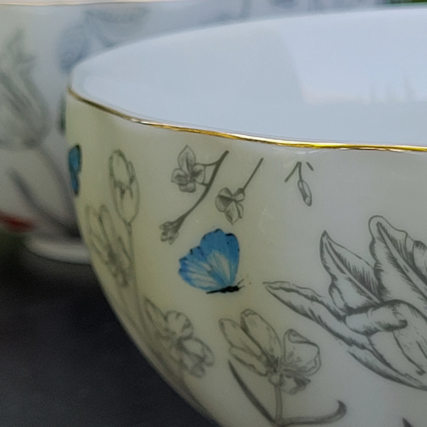 Bol Fleurs et Papillons