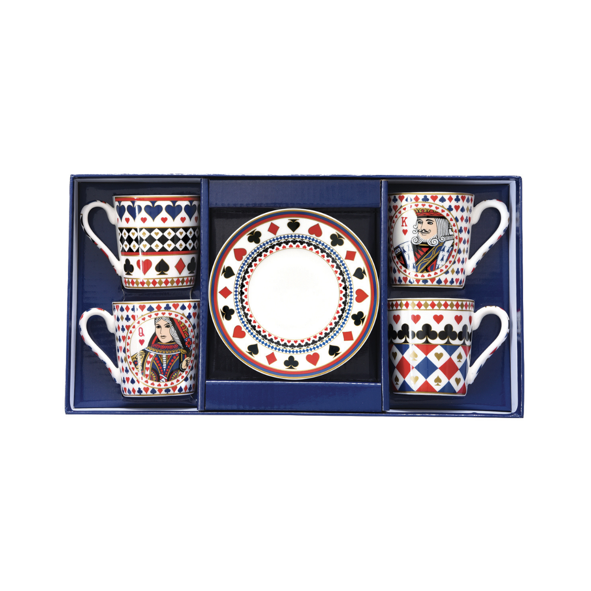 Casino Royale – 4 Tazas de Porcelana Italiana
