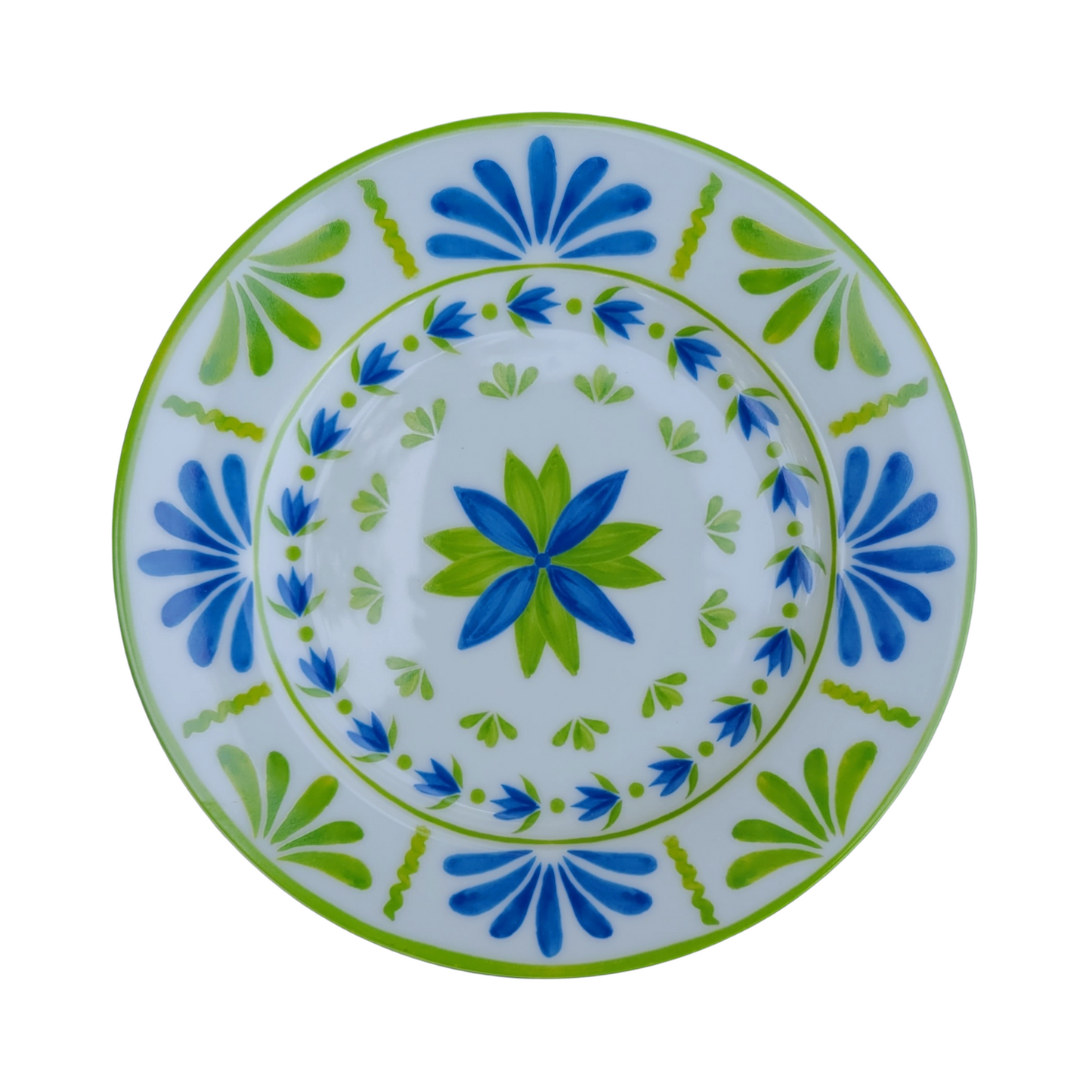 Platos Postre Flower Garden