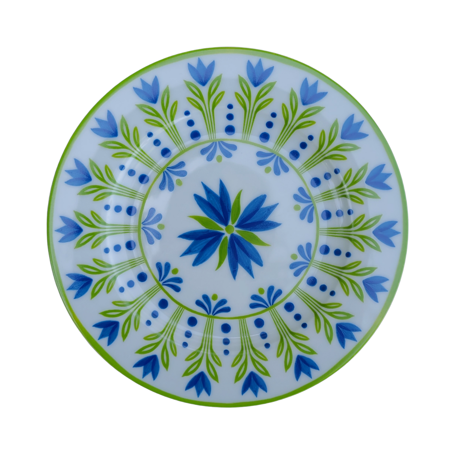 Platos Postre Flower Garden