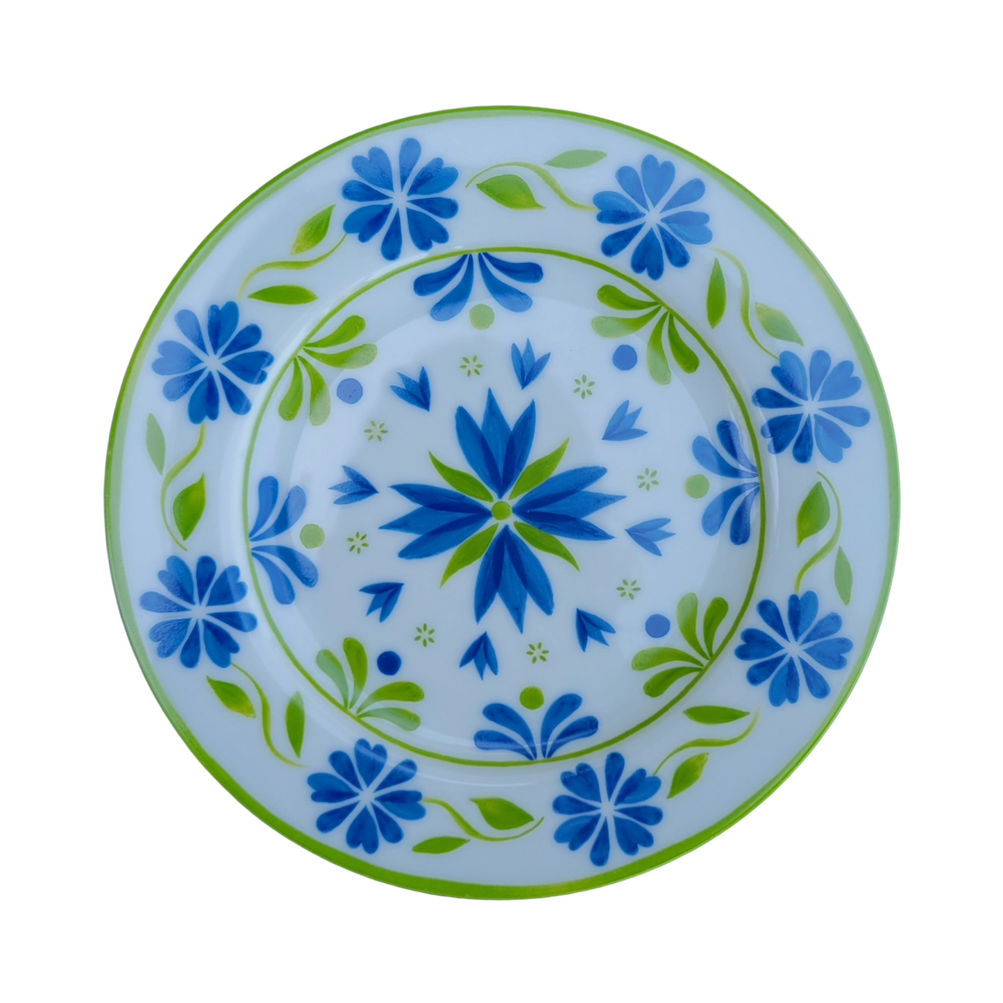 Platos Postre Flower Garden