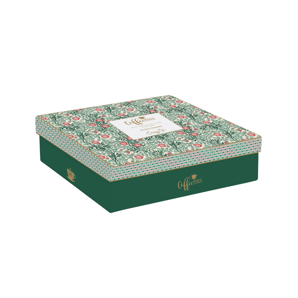 Set Floral Fantasy – 6 Tazas de Porcelana Italiana