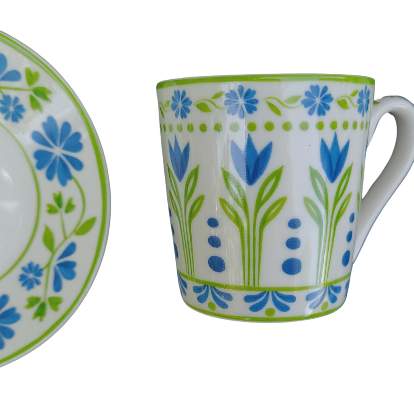 Set Flower Garden – 6 Tazas de Porcelana Italiana