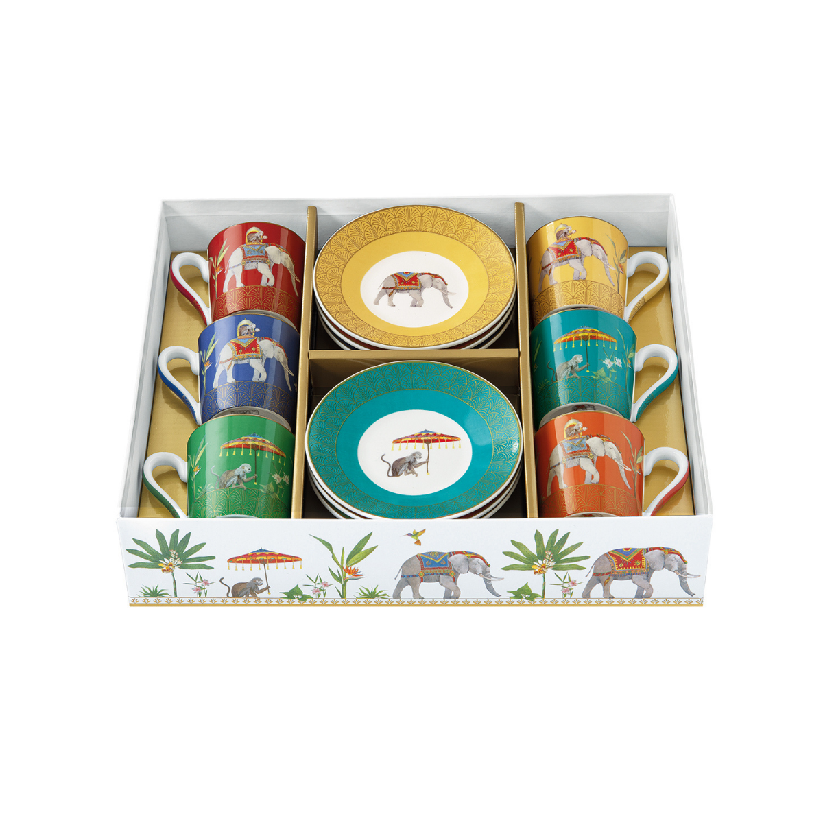 Set Marajah – 6 Tazas de Porcelana Italiana