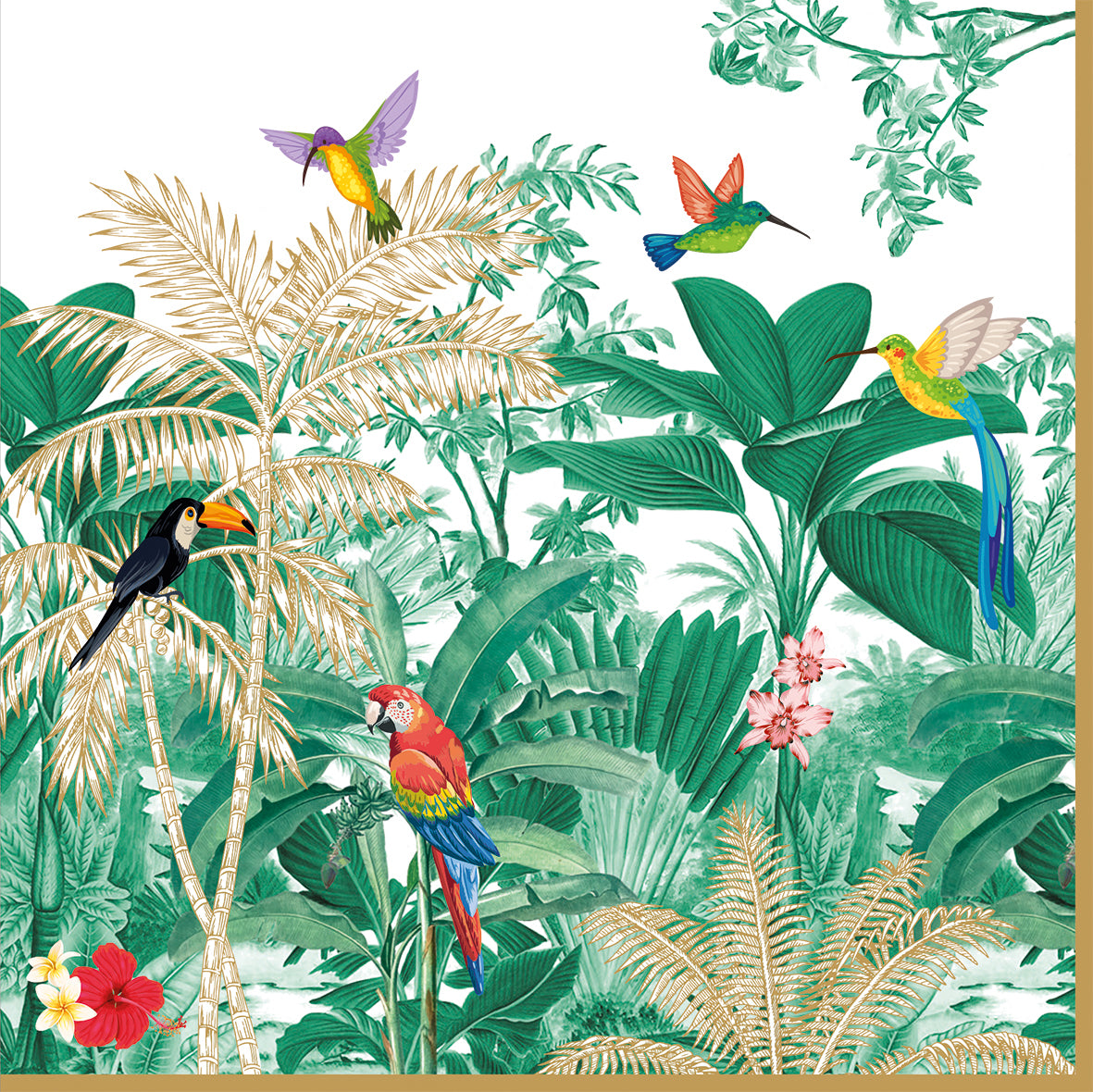 Servilletas de papel Exotic Heaven - 20 unidades