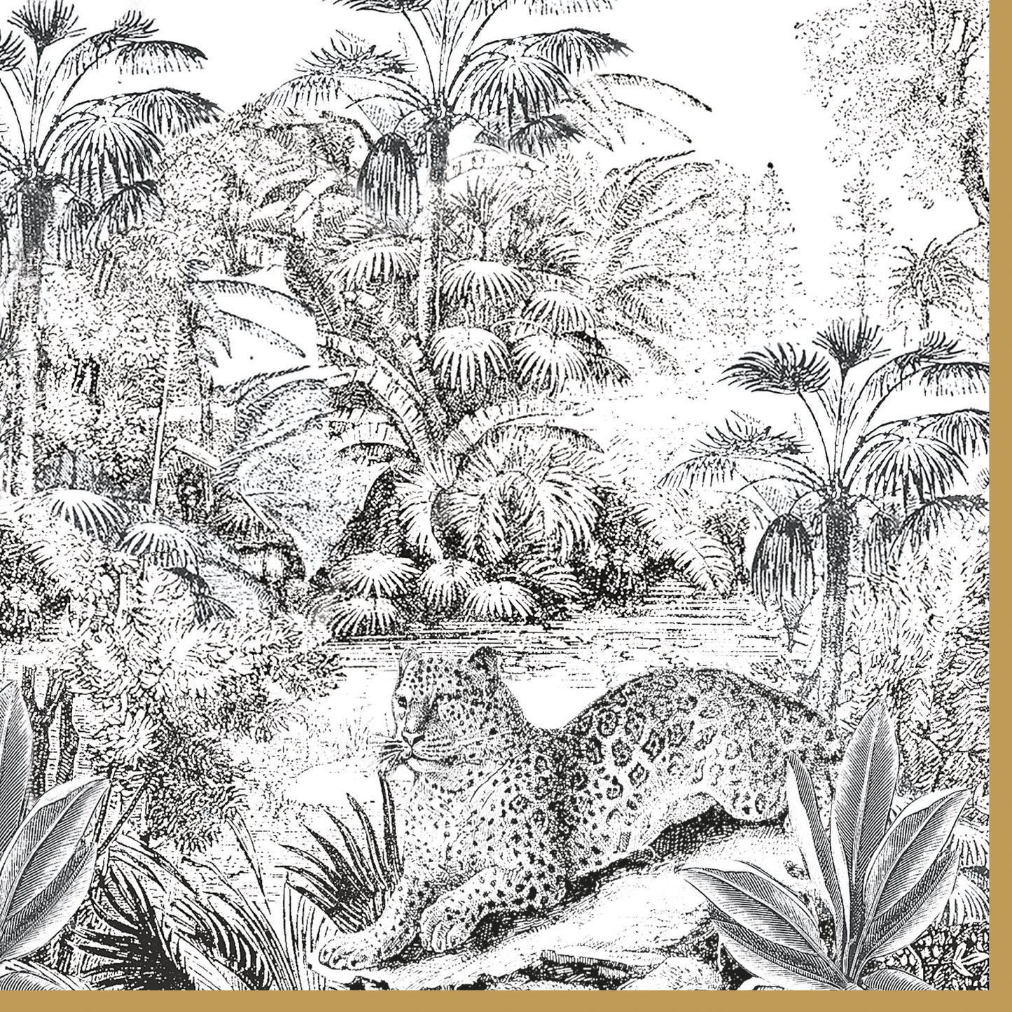 Servilletas de papel Retro Jungle - 20 unidades