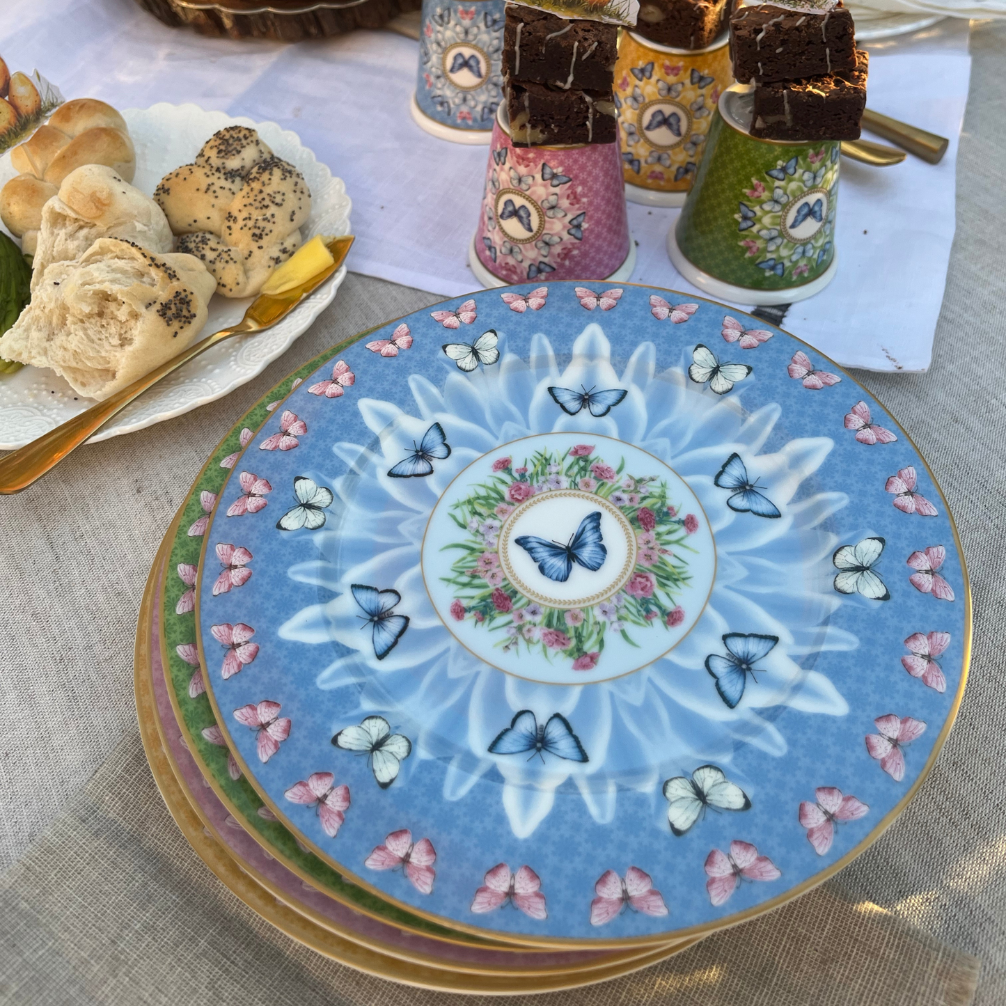 Platos Postre Spring Parade