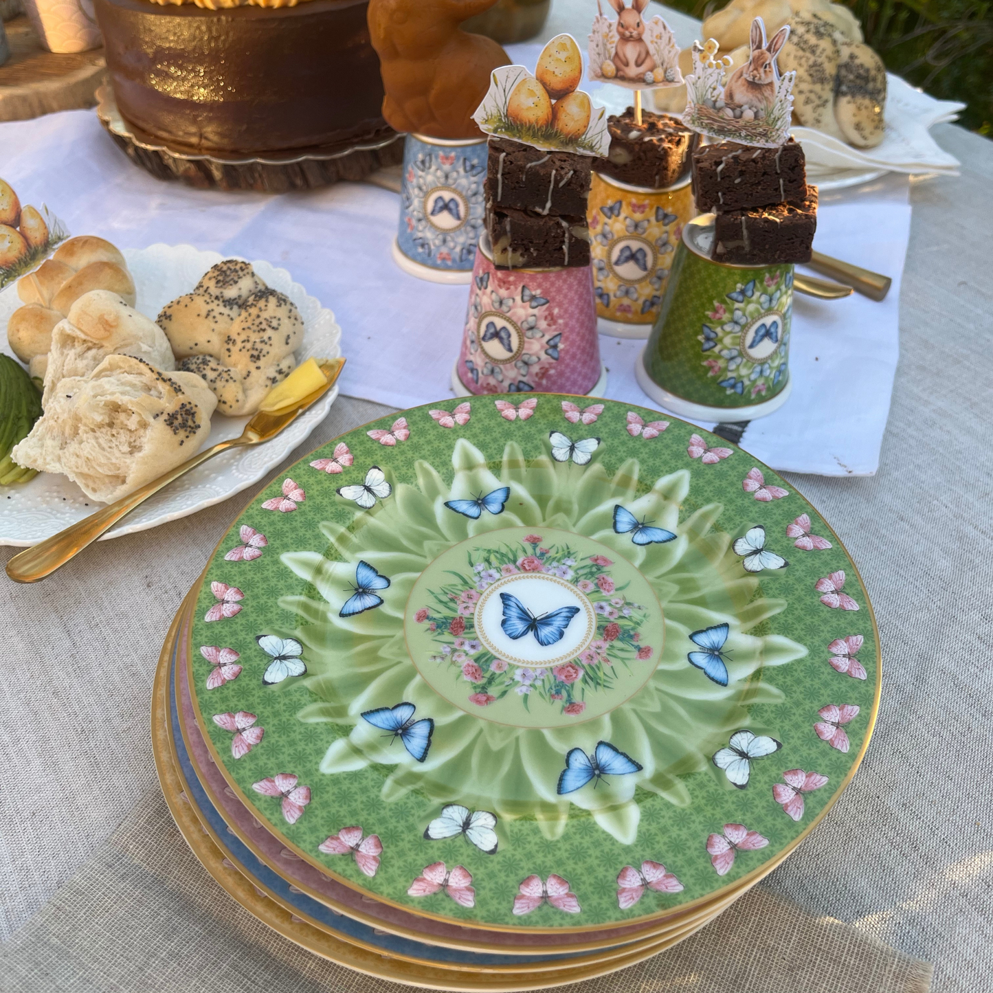 Platos Postre Spring Parade