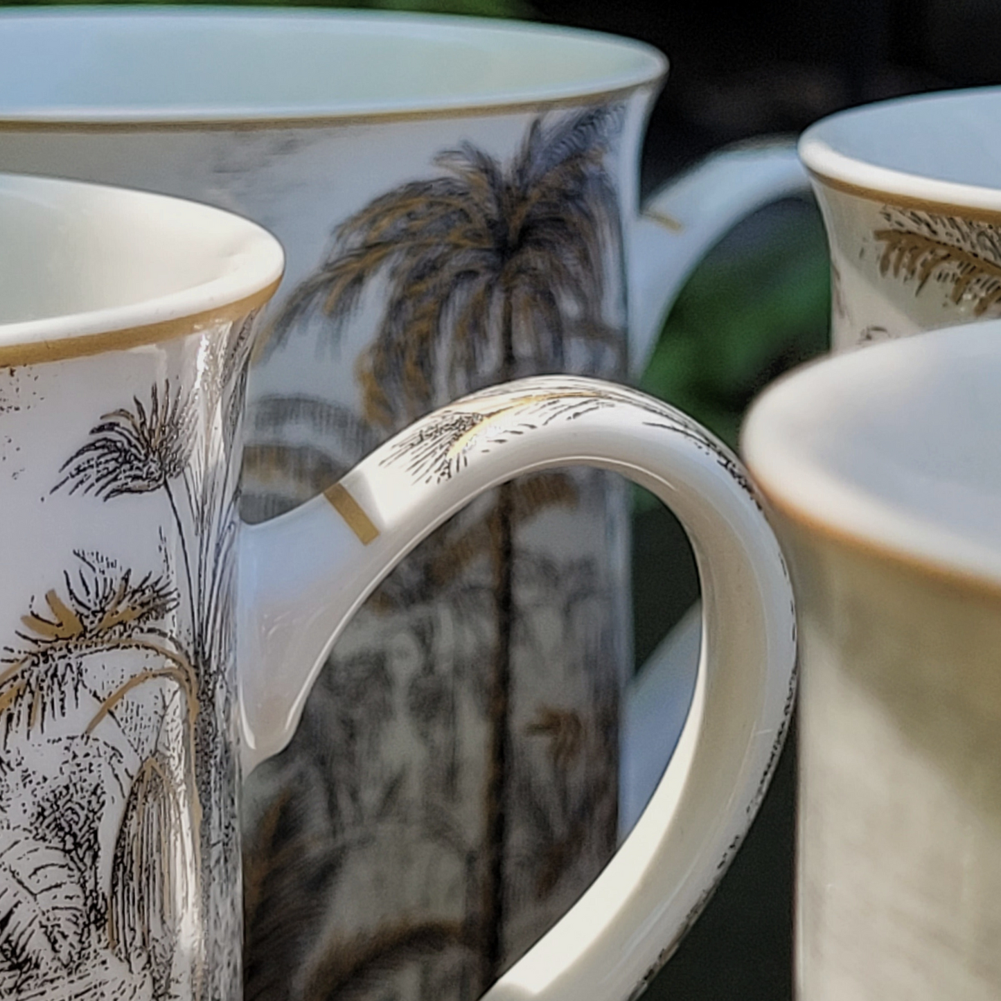 Set Rainforest – 4 Tazones de Porcelana Italiana