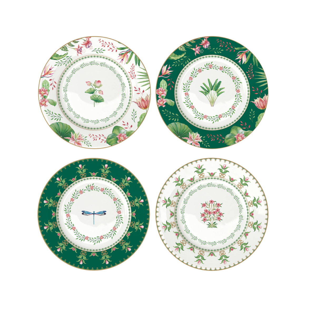 Platos Postre Botanic Chic