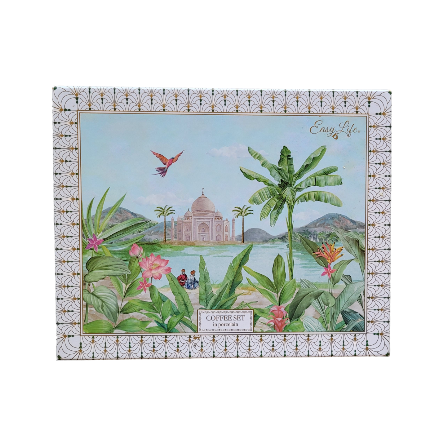 Set Paradis Sauvage – 6 Tazas de Porcelana Italiana