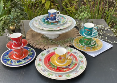 Set Marajah – 6 Tazas de Porcelana Italiana
