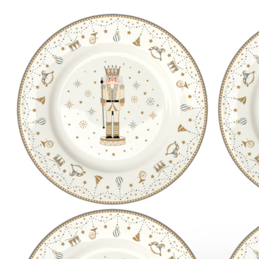 Platos Postre Royal Nutcracker