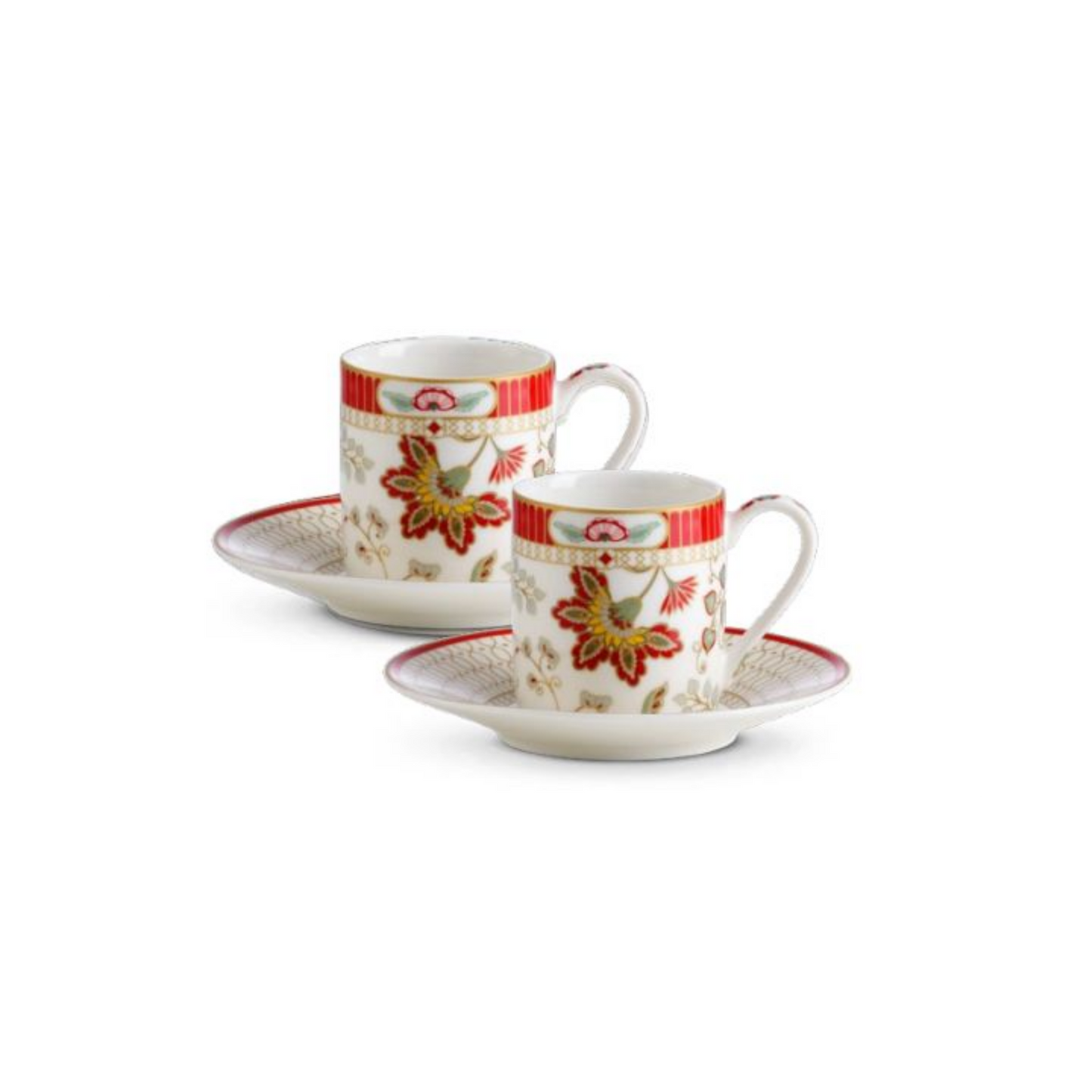 Set Kashmir – 2 Tazas Porcelana Italiana