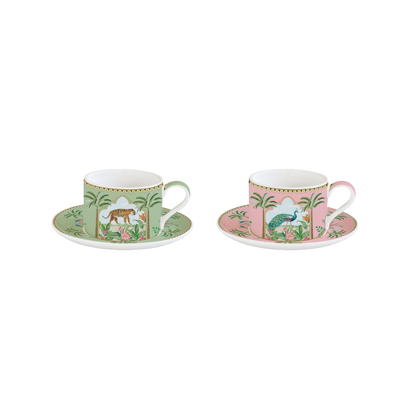 Set Paradis Sauvage – 2 Tazas de Porcelana Italiana