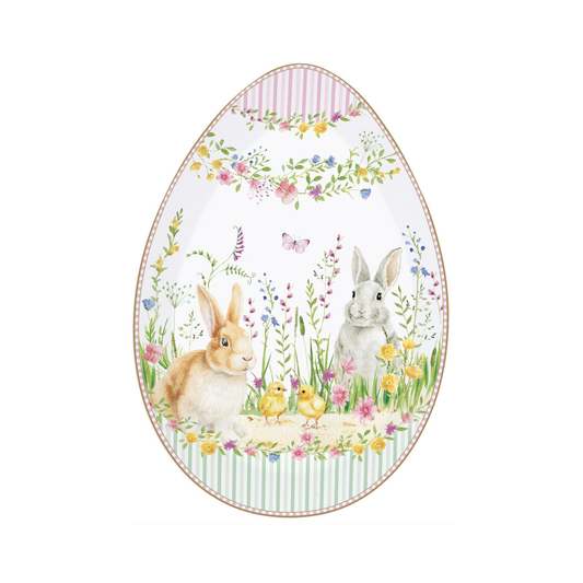 Fuente Ovalada Easter - 21x32 centímetros