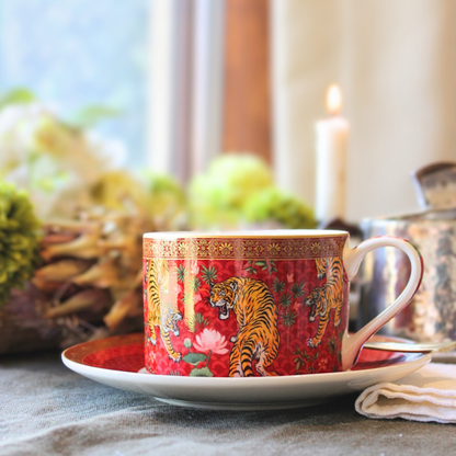 Set Bengala – 1 Taza de Té Porcelana Italiana