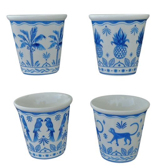 Vasos Exotic Vibes Azul