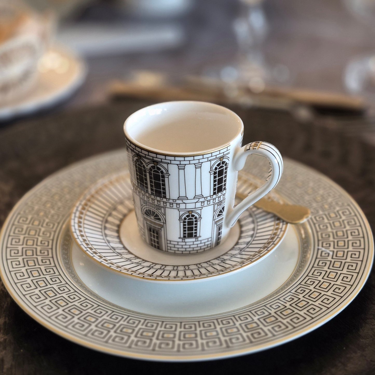 Set Palazzo – 6 Tazas de Porcelana Italiana