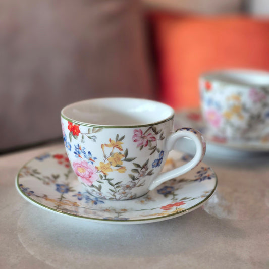Set Garden Dreams – 2 Tazas de Porcelana Italiana