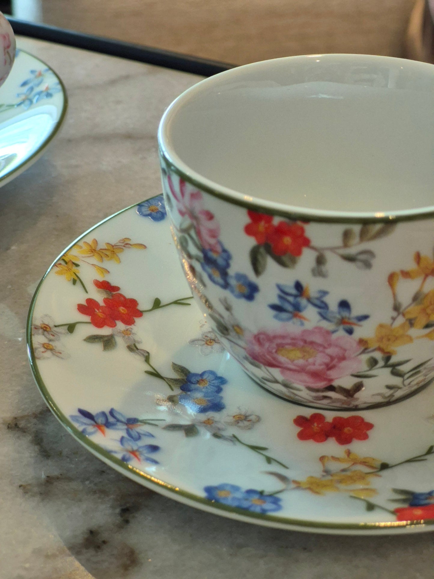 Set Garden Dreams – 2 Tazas de Porcelana Italiana