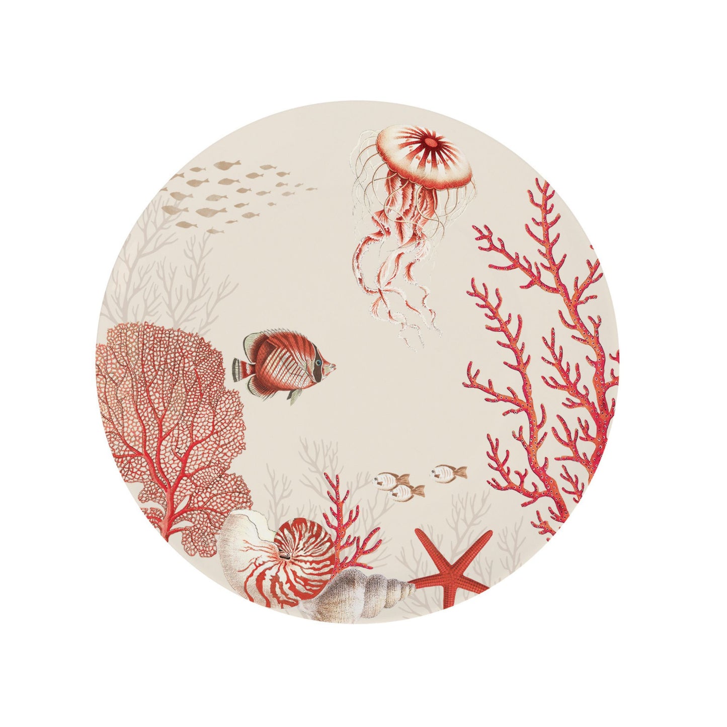 Plato Postre Coral Reef