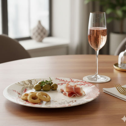 Plato Postre Coral Reef