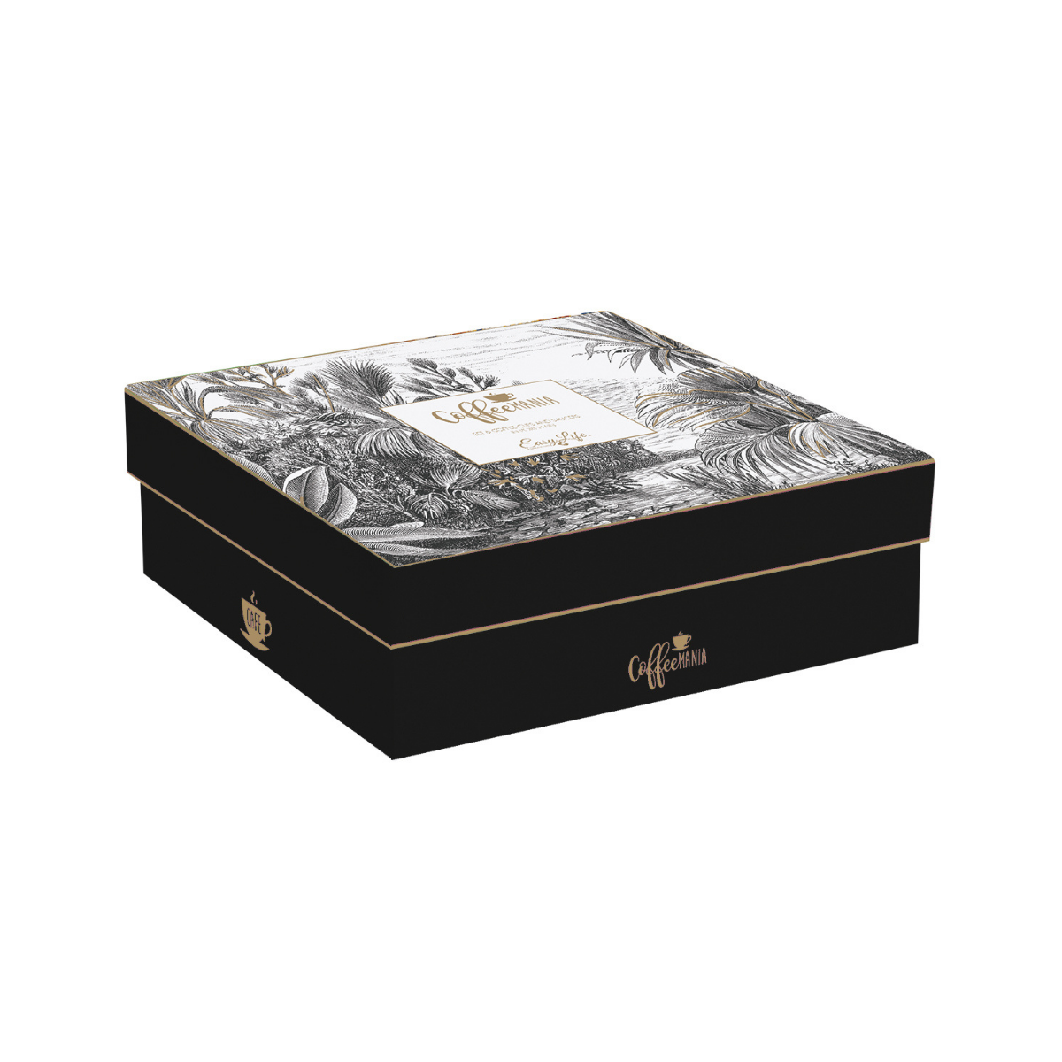 Set Retro Jungle – 6 Tazas de Porcelana Italiana