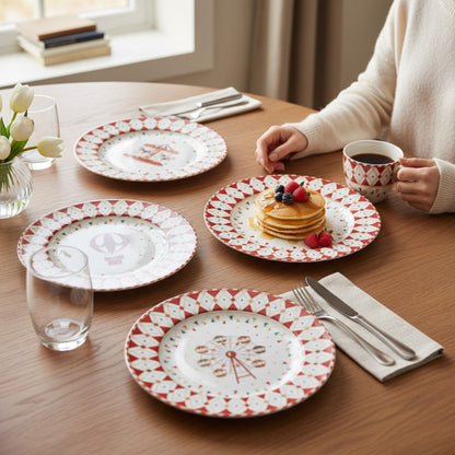 Platos Postre Christmas Wonderland