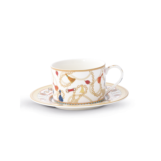 Set Cheval - 1 Taza de Té de Porcelana Italiana