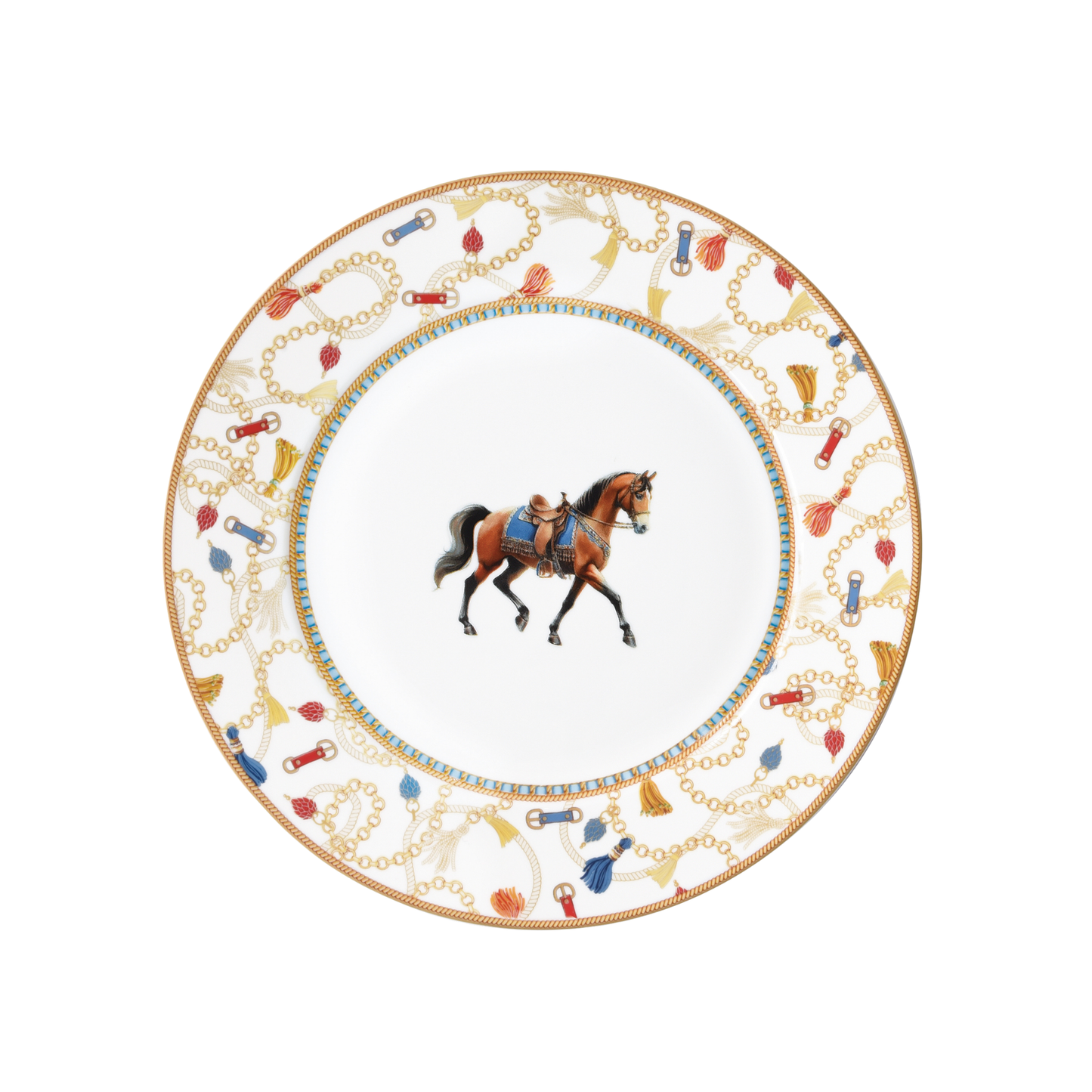Plato Postre Cheval Oscuro