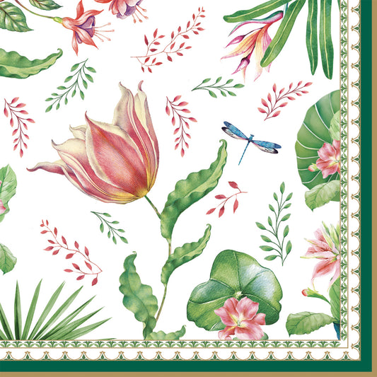 Servilletas de papel Botanic Chic -  20 unidades