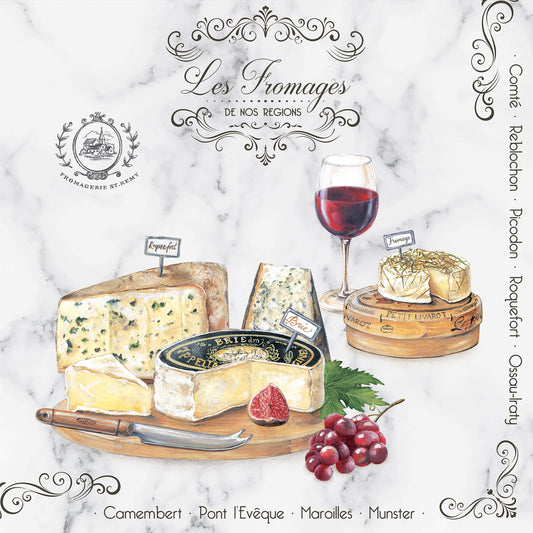 Servilletas de papel Fromage -  20 unidades