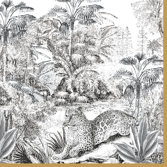Servilletas de papel Retro Jungle -  20 unidades