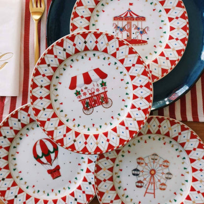 Platos Postre Christmas Wonderland