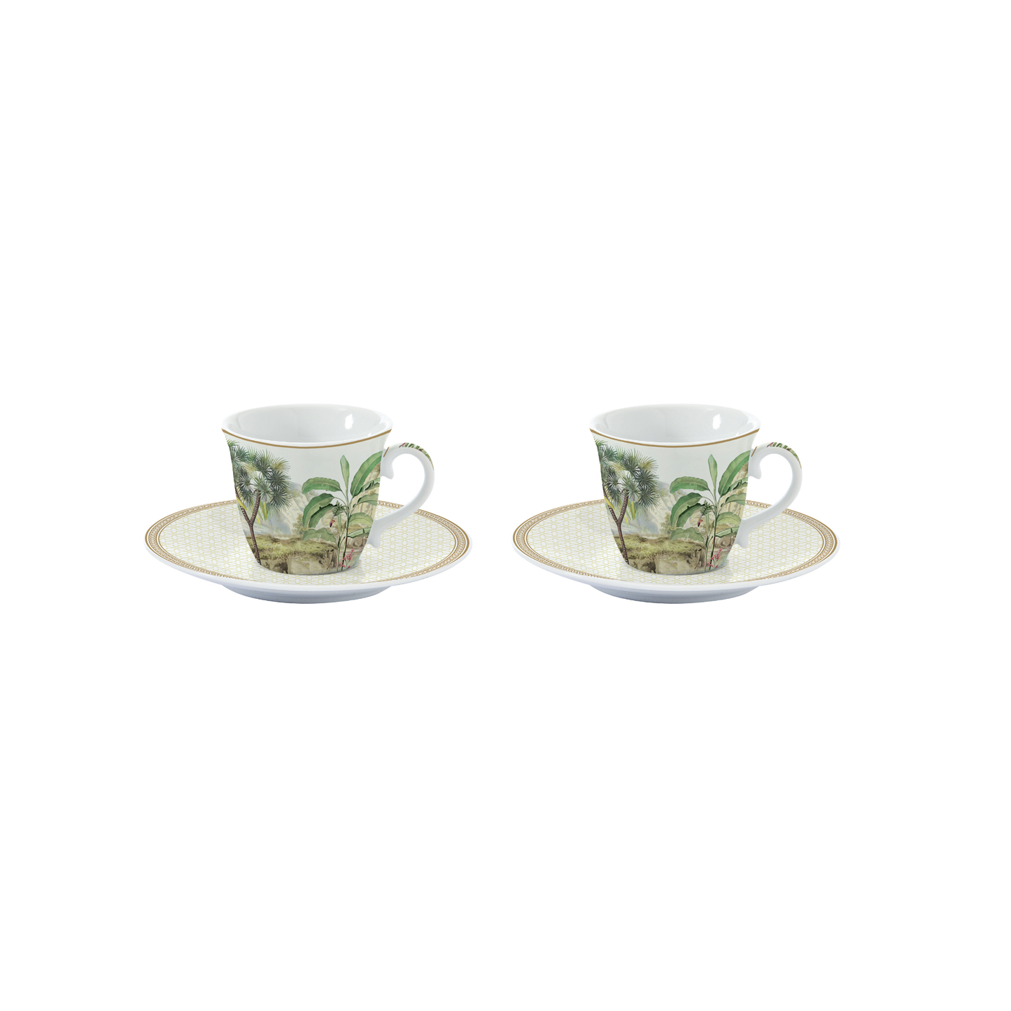 Set Ceylon  – 2 Tazas Porcelana Italiana