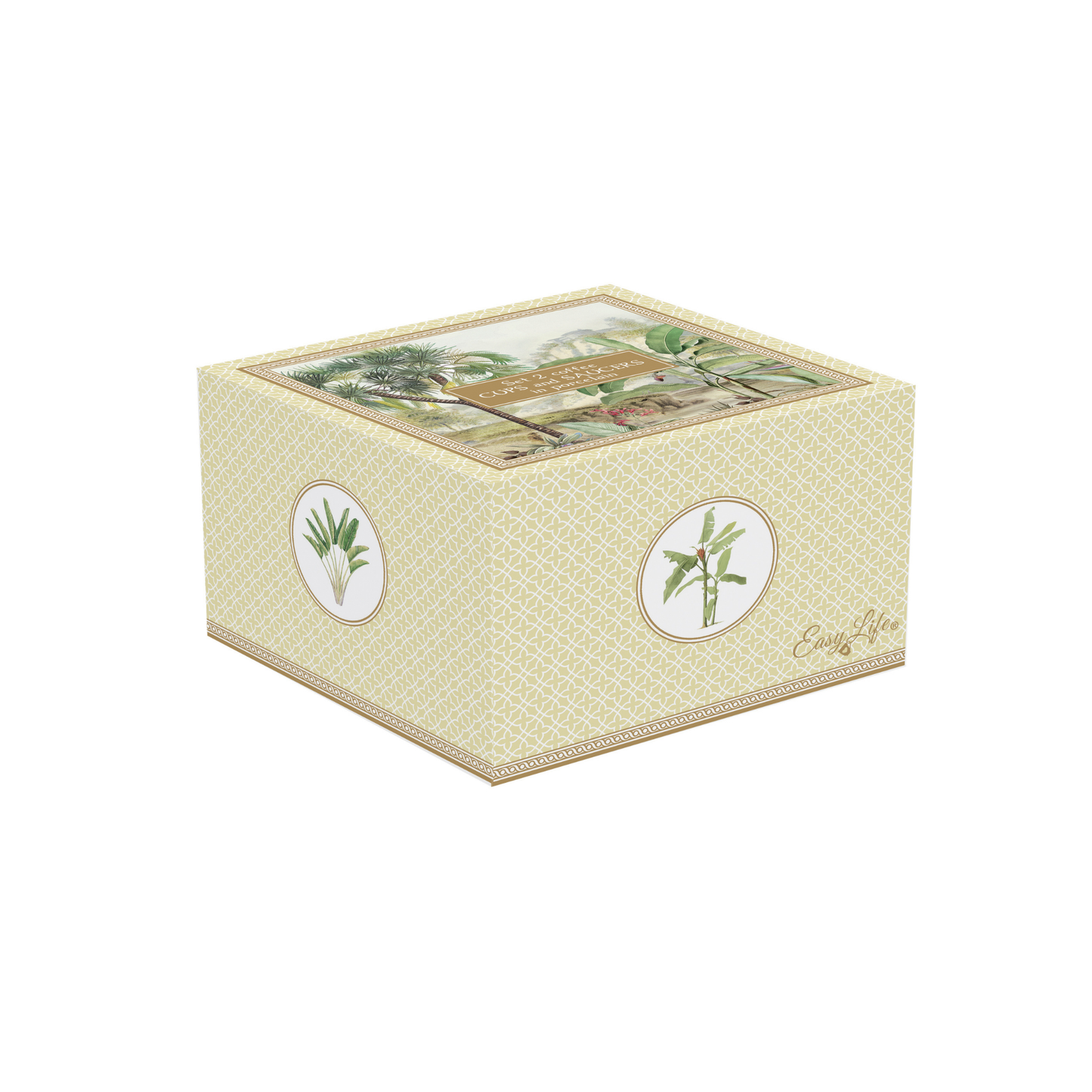 Set Ceylon  – 2 Tazas Porcelana Italiana