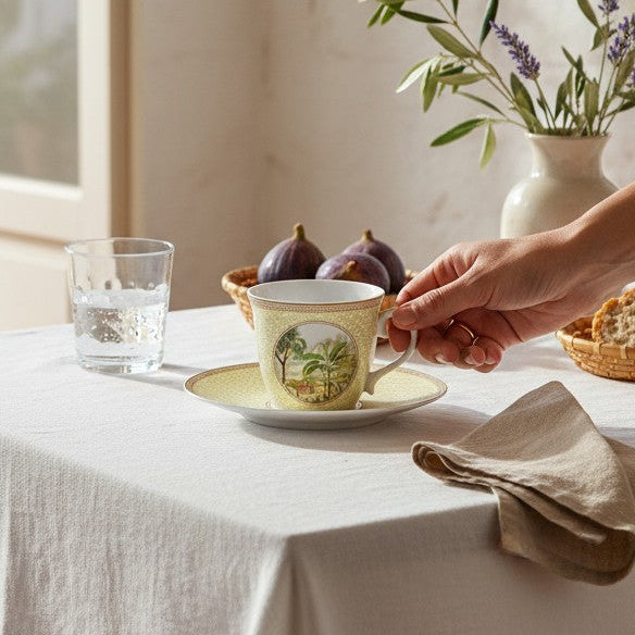 Set Ceylon  – 1 Taza de Té de Porcelana Italiana
