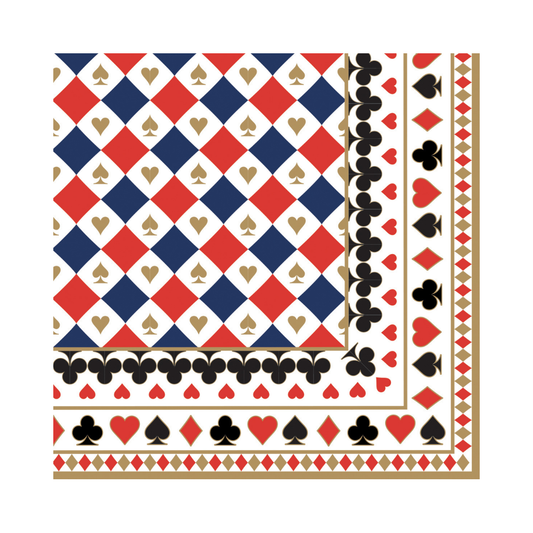 Servilletas de papel Casino Royal -  20 unidades