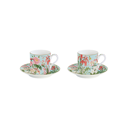 Set Botanic Garden  – 2 Tazas Porcelana Italiana
