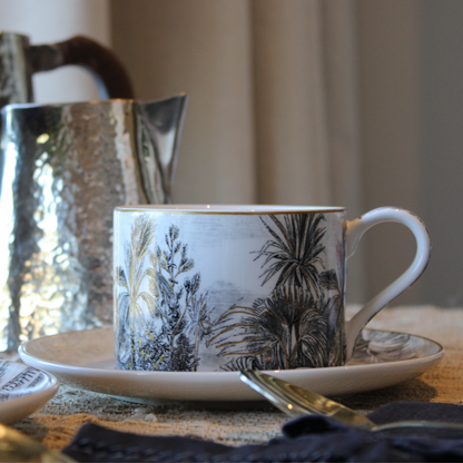 Set Retro Jungle - 2 Tazas de Porcelana Italiana