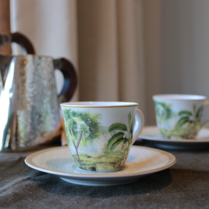 Set Ceylon  – 2 Tazas Porcelana Italiana