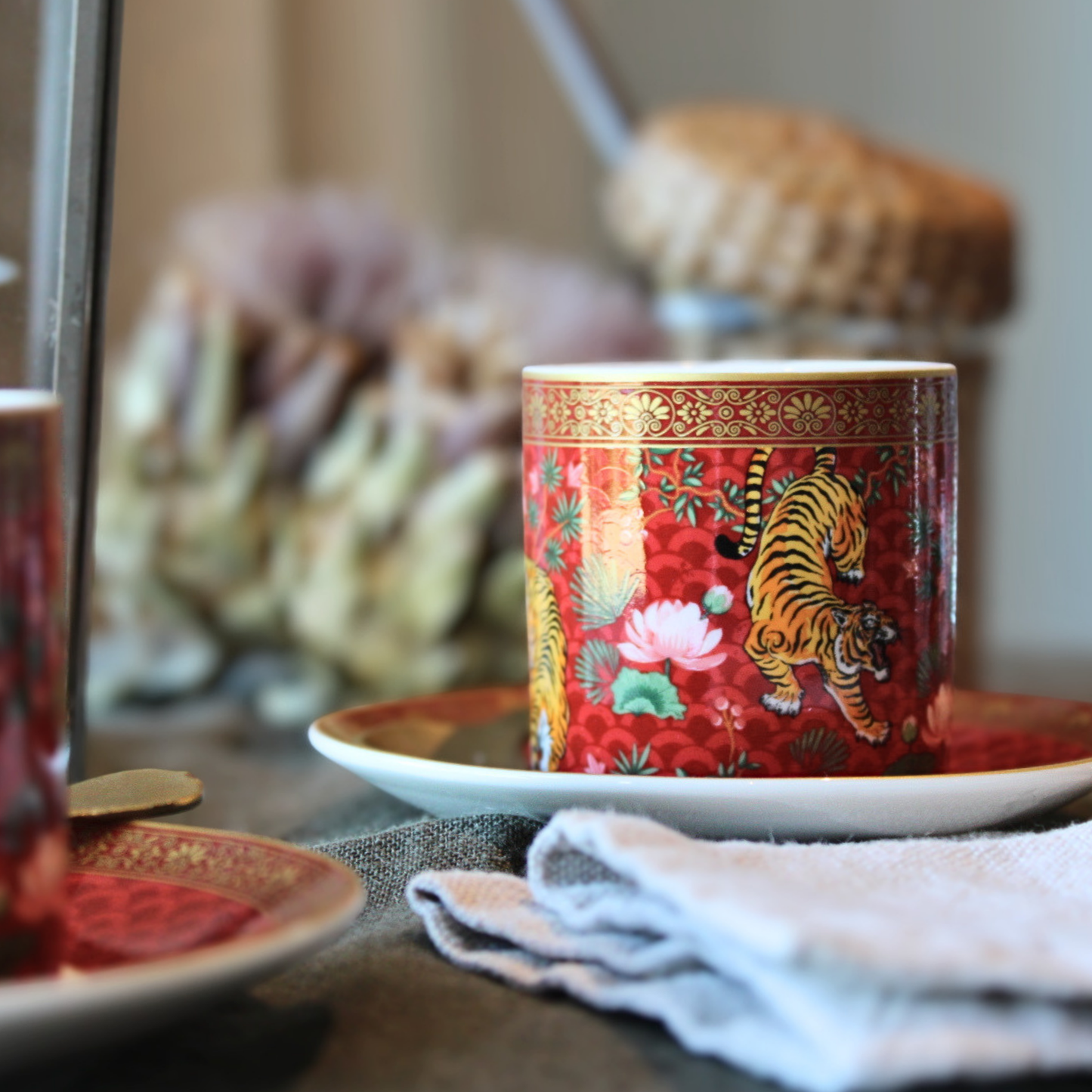 Set Bengala – 2 Tazas de Porcelana Italiana