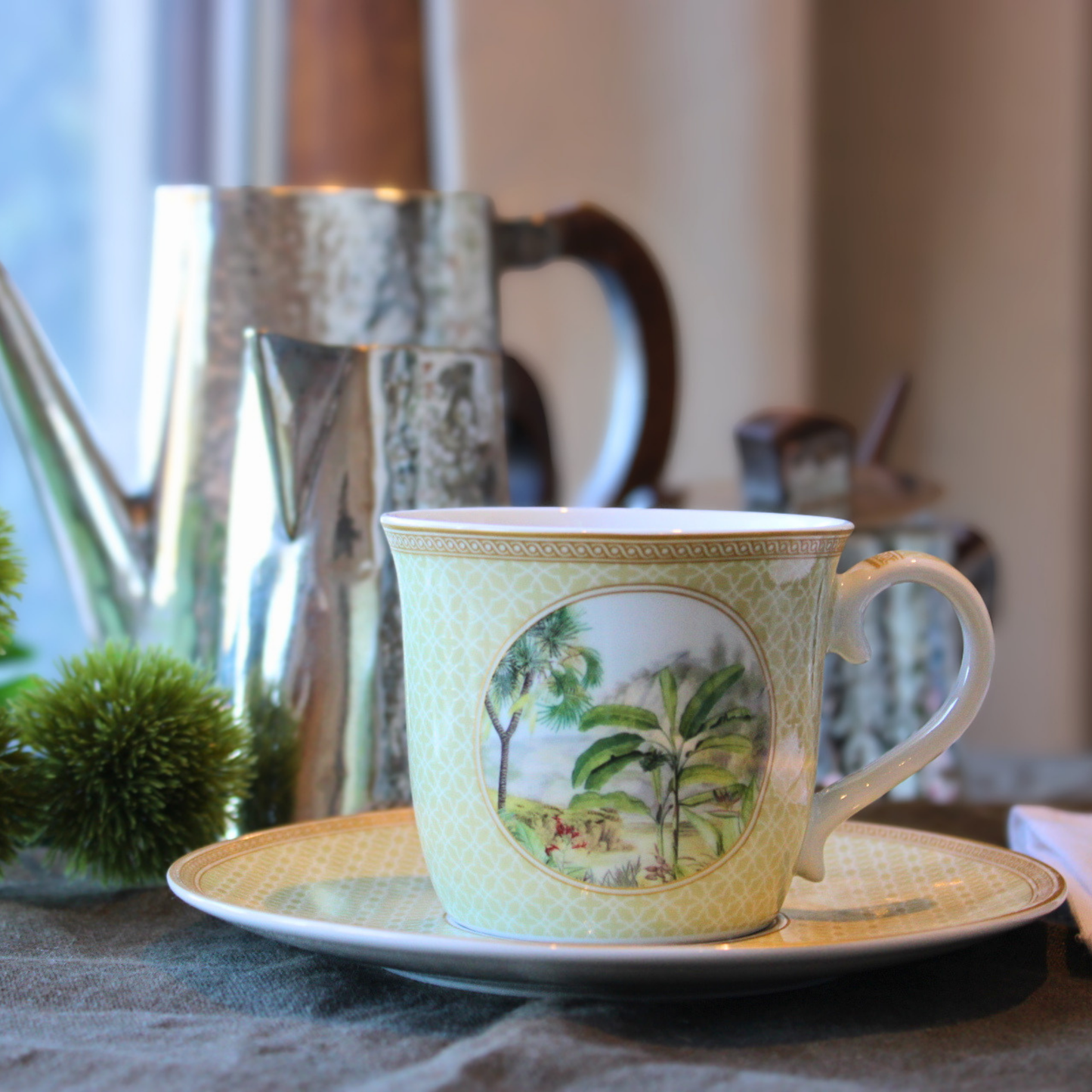 Set Ceylon  – 1 Taza de Té de Porcelana Italiana