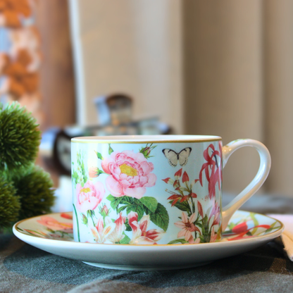 Set Botanic Garden  – 1 Taza de Té Porcelana Italiana