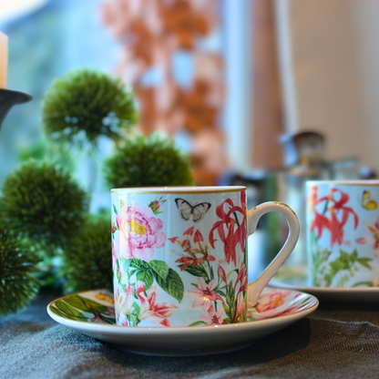Set Botanic Garden  – 2 Tazas Porcelana Italiana