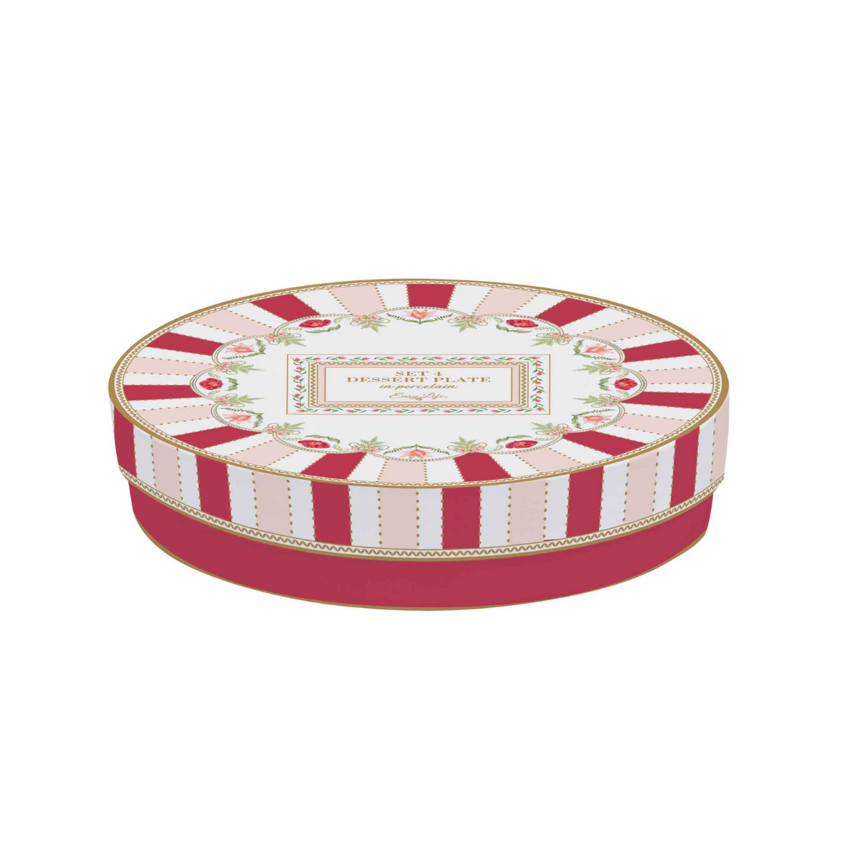 Platos Postre Flowery