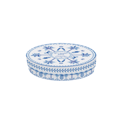 Platos Postre Exotic Vibes Azul