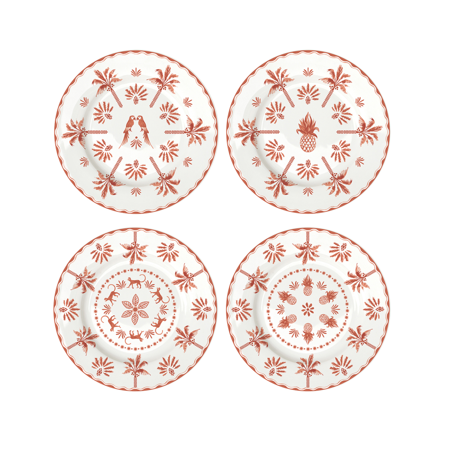 Platos Postre Exotic Vibes Tangerine